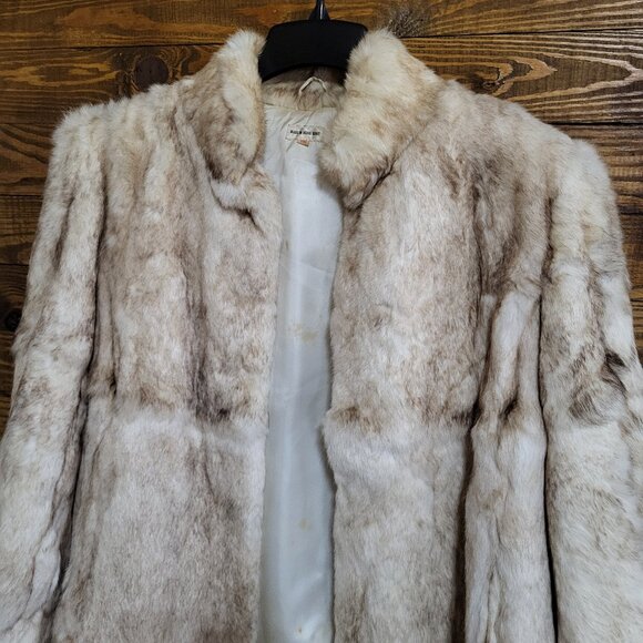Jackets & Coats | Dyed Made In Hong Kong Rabbit Fur Coat | Poshmark